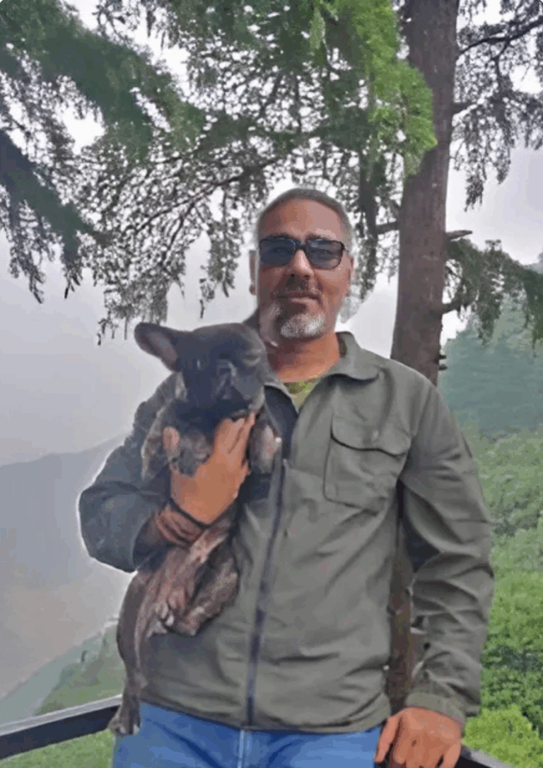 Guests with their pets, The Coverpage Boutique Stays, Mussoorie