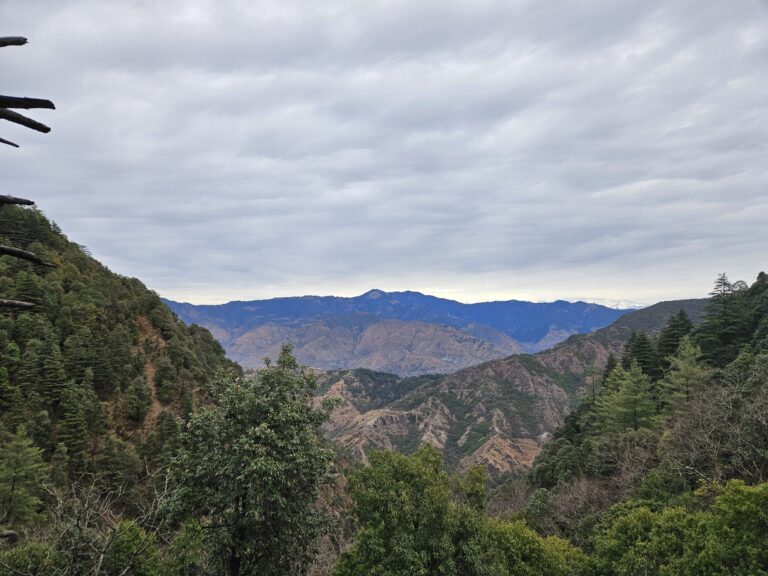 Clear skies in Mussoorie, The Coverpage Boutique Stays, Bataghat, Mussoorie