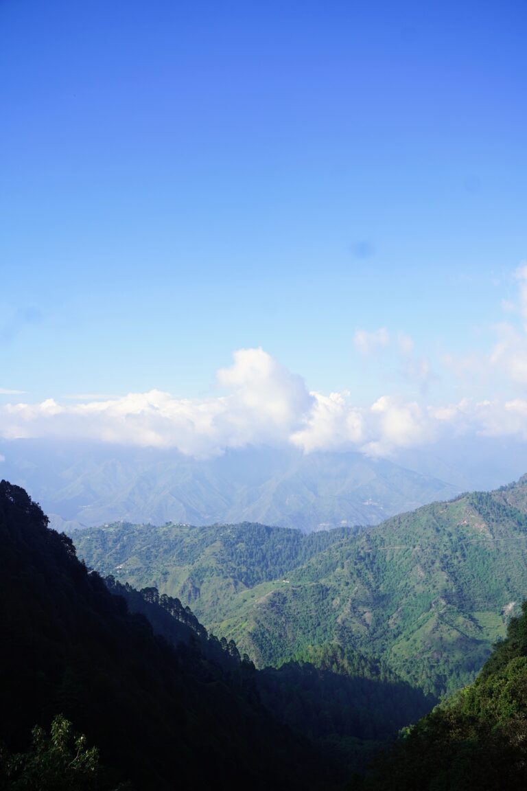 Clear skies in Mussoorie, The Coverpage Boutique Stays, Bataghat, Mussoorie