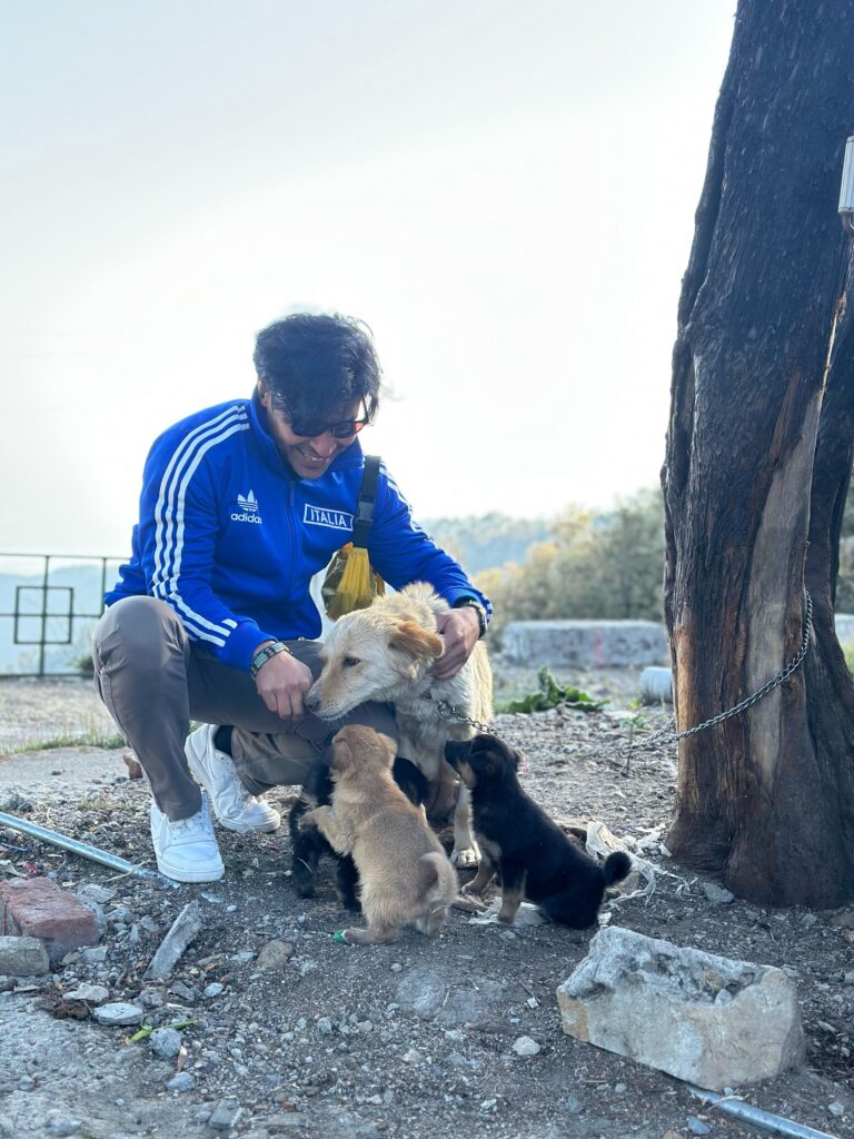Guests with their pets, The Coverpage Boutique Stays, Mussoorie
