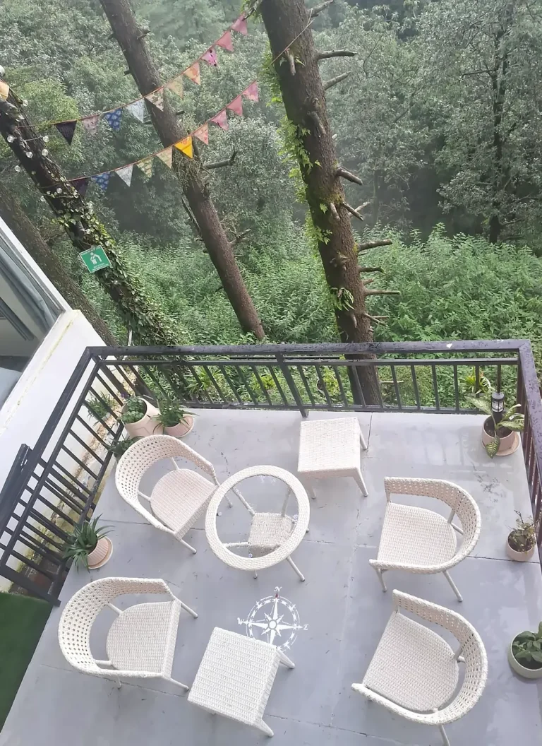 Terrace, The Coverpage Boutique Stays, Bataghat, Mussoorie