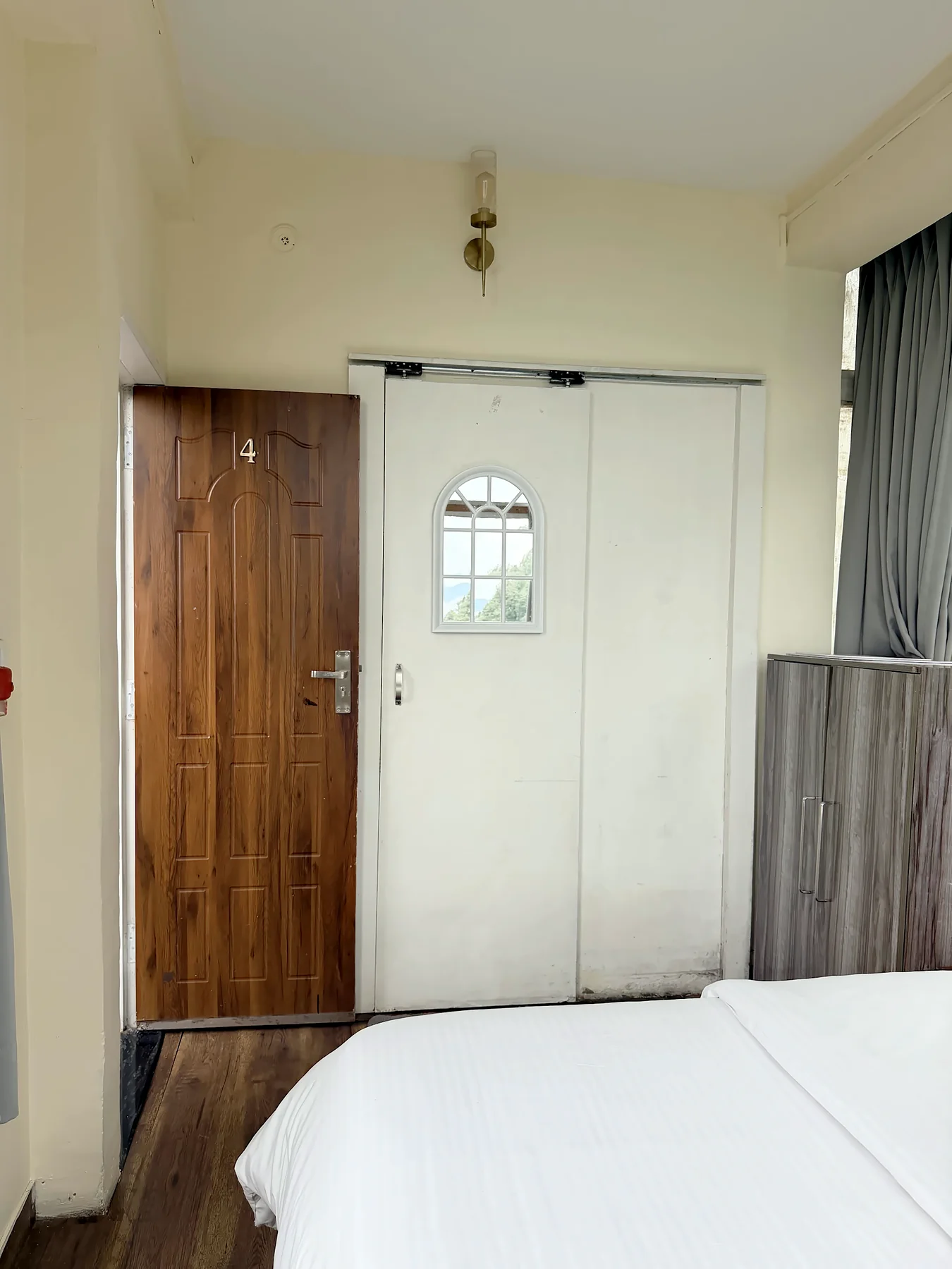 The cabin from the door, Panoramic Cabin room, The Coverpage Boutique Stays, Mussoorie
