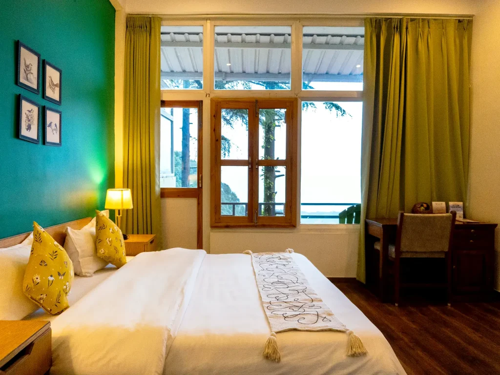 Peak View Perch room at The Coverpage Boutique Stays
