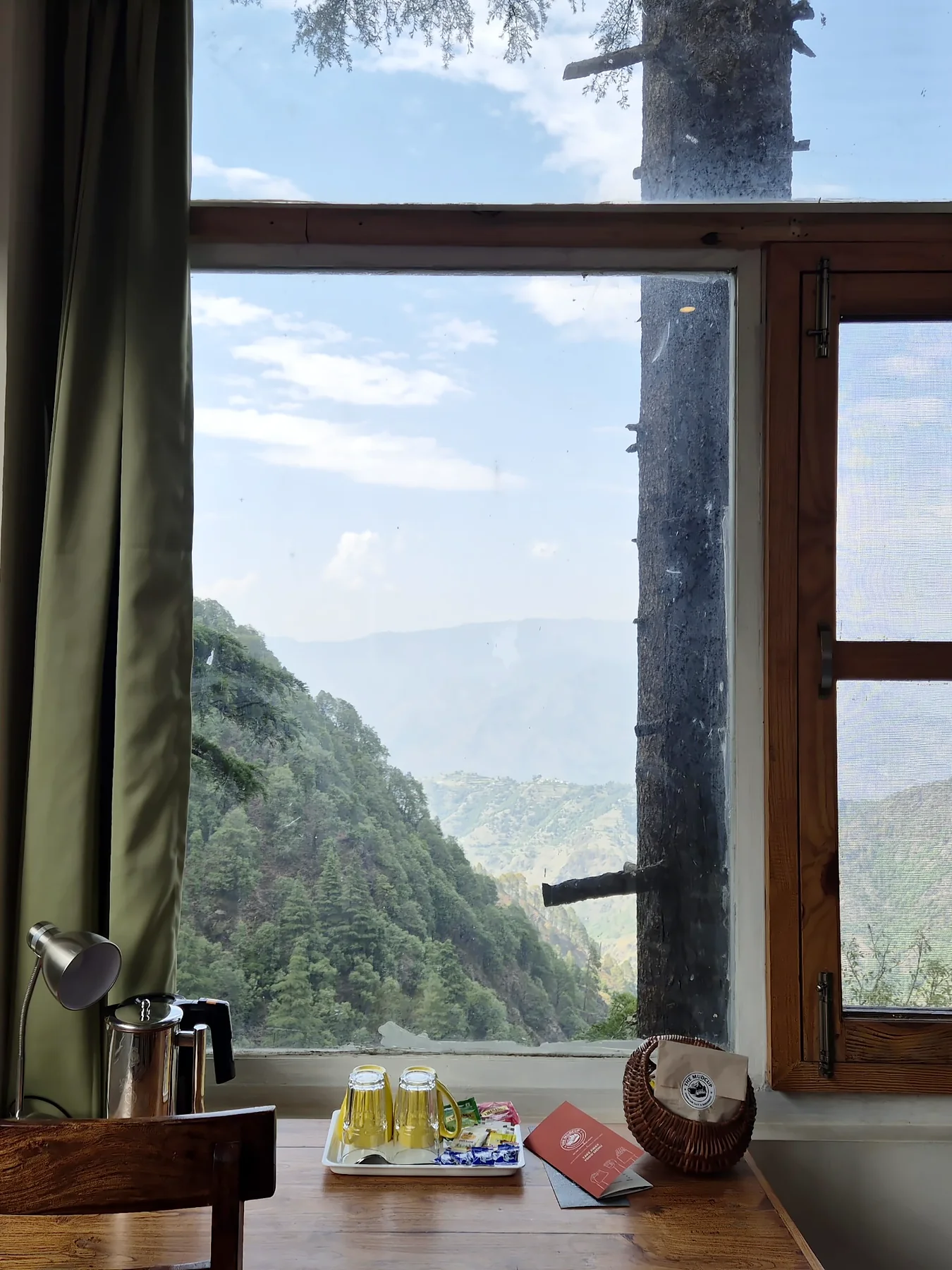 The view over the valley, Panoramic Studio room, The Coverpage Boutique Stays, Mussoorie
