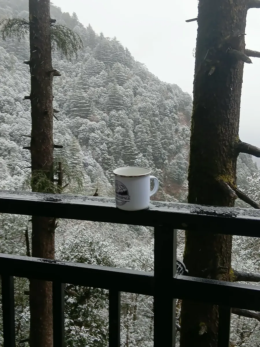 Snow in Mussoorie, The Coverpage Boutique Stays, Mussoorie