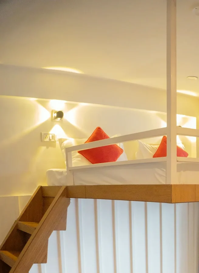 Cloud 9 room at The Coverpage Boutique Stays